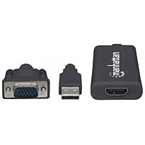 Manhattan VGA D-sub and USB to HDMI converter