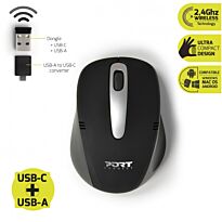 Port Sedona Wireless Mouse Black