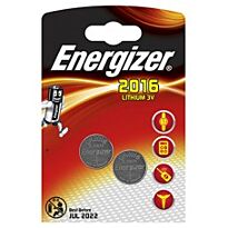 Energizer Lithium Coin 2016 Pack of 2