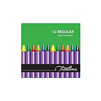 Treeline 12 Regular Wax Crayons (Pack of 10)