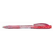 STABILO Liner Click BallPoint Pen Medium Red (Box-10)