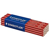 Staedtler - Medium Degree 12 Carpenter Pencil Red and Black (Box of 6)