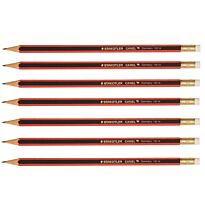 Staedtler Camel 2H 12 Pencil with Eraser (Box-6)