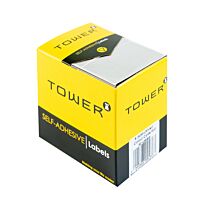 Tower Colour Code Labels R3250 | 32 x 50 mm 50 Labels (Pkt-10) Silver