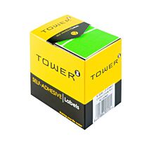 Tower Colour Code Labels R3250 | 32 x 50 mm 50 Labels (Pkt-10) Neon Green