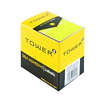 Tower Colour Code Labels R3250 | 32 x 50 mm 50 Labels (Pkt-10) Neon Lime
