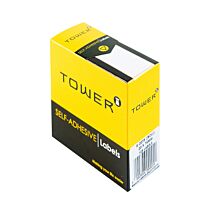 Tower White Roll 125 Label 20 x 75mm (Box-10)