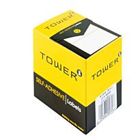 Tower White Roll 215 Label 25 x 38mm (Box-10)
