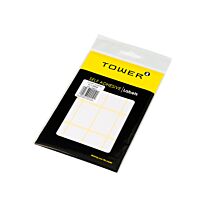 Tower White Rectangle Sheet 336 Labels 25 x 38mm (Pkt-10)