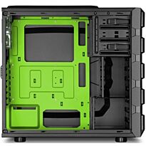 Sharkoon BD28 ATX Format PC Case - Green ATX case