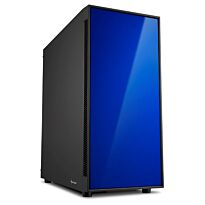 Sharkoon AM5 Window ATX Tower PC Gaming Case Blue with Side Window