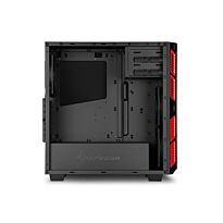 Sharkoon AI7000 ATX Tower PC Gaming Case Red