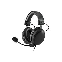 Sharkoon B1 Stereo Headset 3.5mm Stereo Jack Adjustable and Flexible Microphone Black