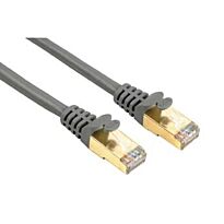 HAMA CAT5E Network Cable STP Shielded Grey 3m