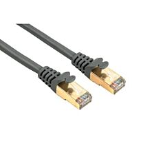 HAMA CAT5E Network Cable STP Shielded Grey 10m