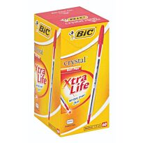 Bic Crystal Xtra Life Red Box-60