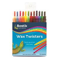 Bostik Retractable Wallet 12 Wax Twisters Box-12