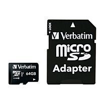 Verbatim 64GB Micro SDXC Plus Adaptor