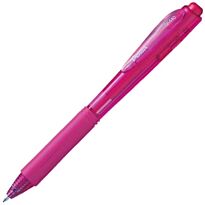 Pentel BK440 Ballpoint Pen Retractable Triangular grip 1.0mm Pink Box-12
