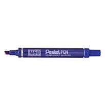 Pentel N60 Permanent Chisel Marker Blue