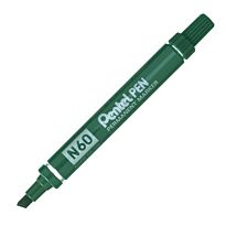 Pentel N60 Permanent Chisel Marker Green