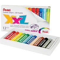 Pentel Oil Pastels GHT-12 12 Assorted Pastels