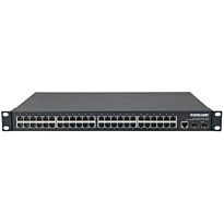 Intellinet 48-Port Gigabit Ethernet PoE+ Layer2+ Managed Switch with 10 GbE Uplink
