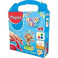 MAPED Color'Peps Paint Fingers 80g x 4 (Box-3)