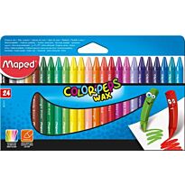 MAPED Color'Peps Triangular 24's Wax Crayons (Box-12)