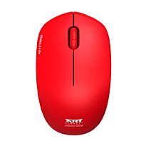 Port Connect MOUSE COLLECTION WIRELESS RED