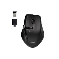 Port Mouse Office Silent Wireless Black