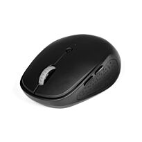 Port Wireless Combo Bluetooth Mouse & 2.4 GHZ - Black