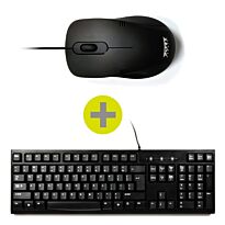 Port Wired Keyboard and Mouse Combo