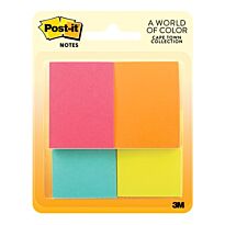 Post-it? Notes 38x50mm Cape Town Collection 4 Pads/Pack