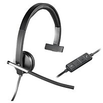 Logitech H650e USB Monaural Headset with flexible Microphone boom