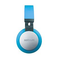 Astrum HS400 Fabric Cable Stereo Headset + In-line Mic Blue