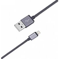Astrum USB Charge/sync Braid Grey Cable 2 Pack