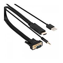 Astrum DA460 HDMI Male to VGA Male + Audio Cable 2M