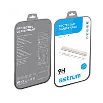 Astrum PG370 iPhone 6+/6S+ Glass Screen Protector with Frame Silver
