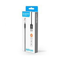 Astrum UD310 Reversible Micro USB Charge / Sync Cable Silver
