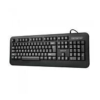 Astrum KB110 Classic Wired Keyboard 104keys + Media Keys English Black