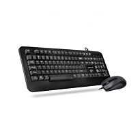 Astrum KC120 Wired Keyboard + Mouse Deskset Black