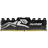 Apacer Panther 8GB DDR4 3200MHz CL16 Black-Gold Gaming Memory