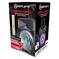 Amplify Spartan 12 Series 12 inch Bluetooth Trolley Speaker