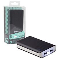 Amplify Dynamo Power Bank with LED - Dual output for tablet or cellphone - 6000mAh
