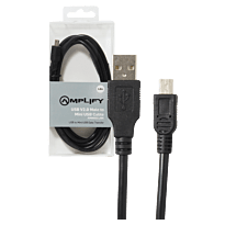 Amplify USB to Mini USB Cable - Charge & Data - 1.8m