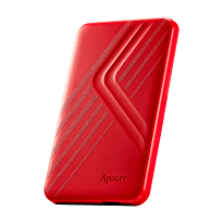 Apacer AC236 1TB USB 3.1 External Hard Drive - Red
