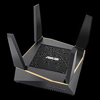 ASUS AX6100 Tri-Band WiFi 6 (802.11ax) Gaming Router Performance 400 Mbps+ 867 Mbps+ 4804 Mbps Coverage Very large homes