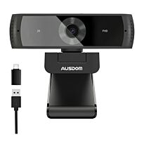 Ausdom AW651S 2K PC Web Camera - Black