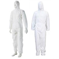 Casey Non Woven Disposable Full Body Coverall Suit -Size 3X Large, Elasticated Wrists, Legs and Waist, Hooded, Nylon Zipper Front. Non-Woven Spun Bond 50 gsm Polypropylene , Colour White Retail Box No Warranty 